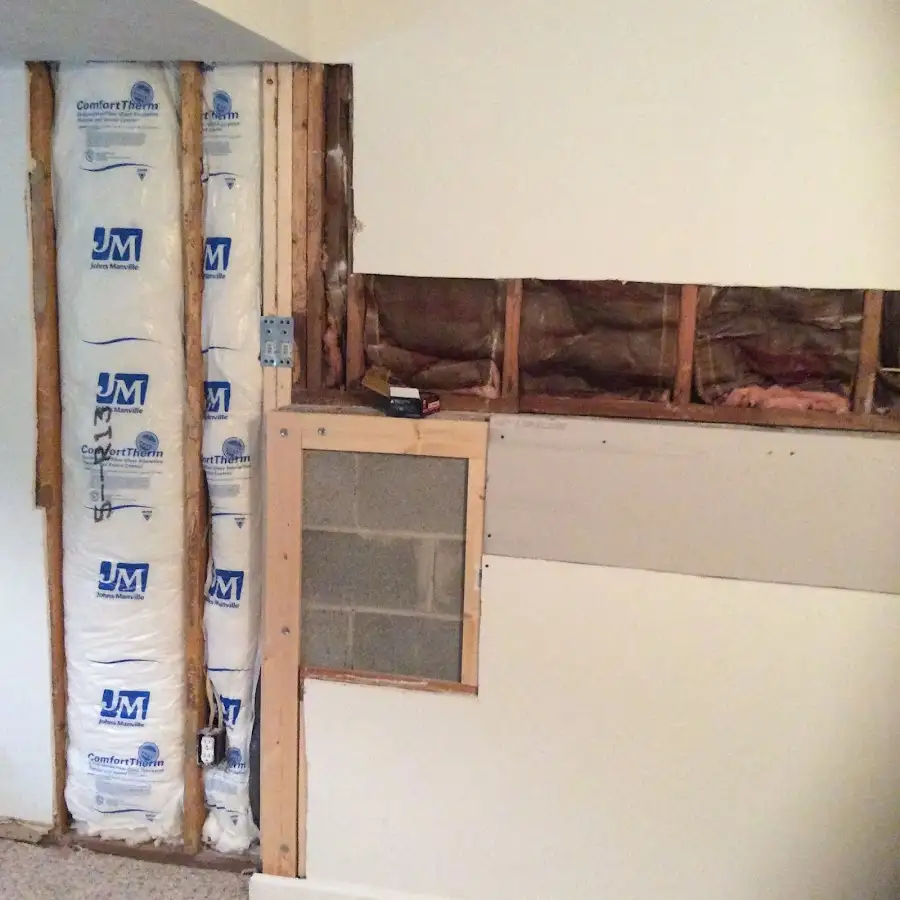 Wall insulation replacement during Structural Drying in West Hollywood